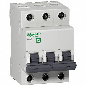Автоматич-й выкл-ль Schneider EASY 9 3П 10А С 4,5кА 400В EZ9F34310