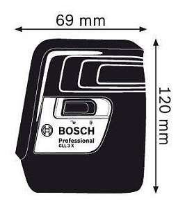 Лазерный нивелир Bosch GLL 3 X Professional 0601063CJ0