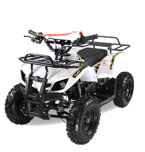 Квадроцикл MOTAX ATV Mini Grizlik Х-16 с Механическим стартером (Белый)