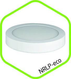 LLT NRLP-eco-12 Панель светодиодная круглая накладная на 12Вт-Белая