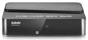 Ресивер DVB-T2 BBK SMP001HDT2 темно-серый