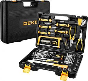 Профессиональный набор инструмента для дома и авто в чемодане Deko DKMT89 (89 предметов) 065-0737