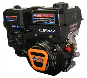 Двигатель LIFAN KP230 3А (170F-2T 3А) (8.0 л.с., 4-хтактный, одноцилиндровый, с воздушным охлаждением, вал 20 мм, объем 223см³, ручной стартер, катушка 3А, вес 16 кг)