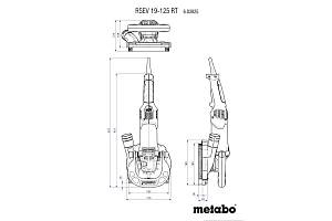 RSEV 19-125 RT Шлифовальные машины для ремонта Metabo