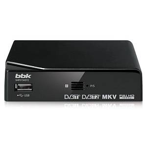 Ресивер DVB-T2 BBK SMP015HDT2 темно-серый