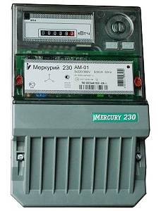 Счётчик электроэнергии Меркурий 230 АМ-01 5-60А / 3-х фазный / 1 тариф